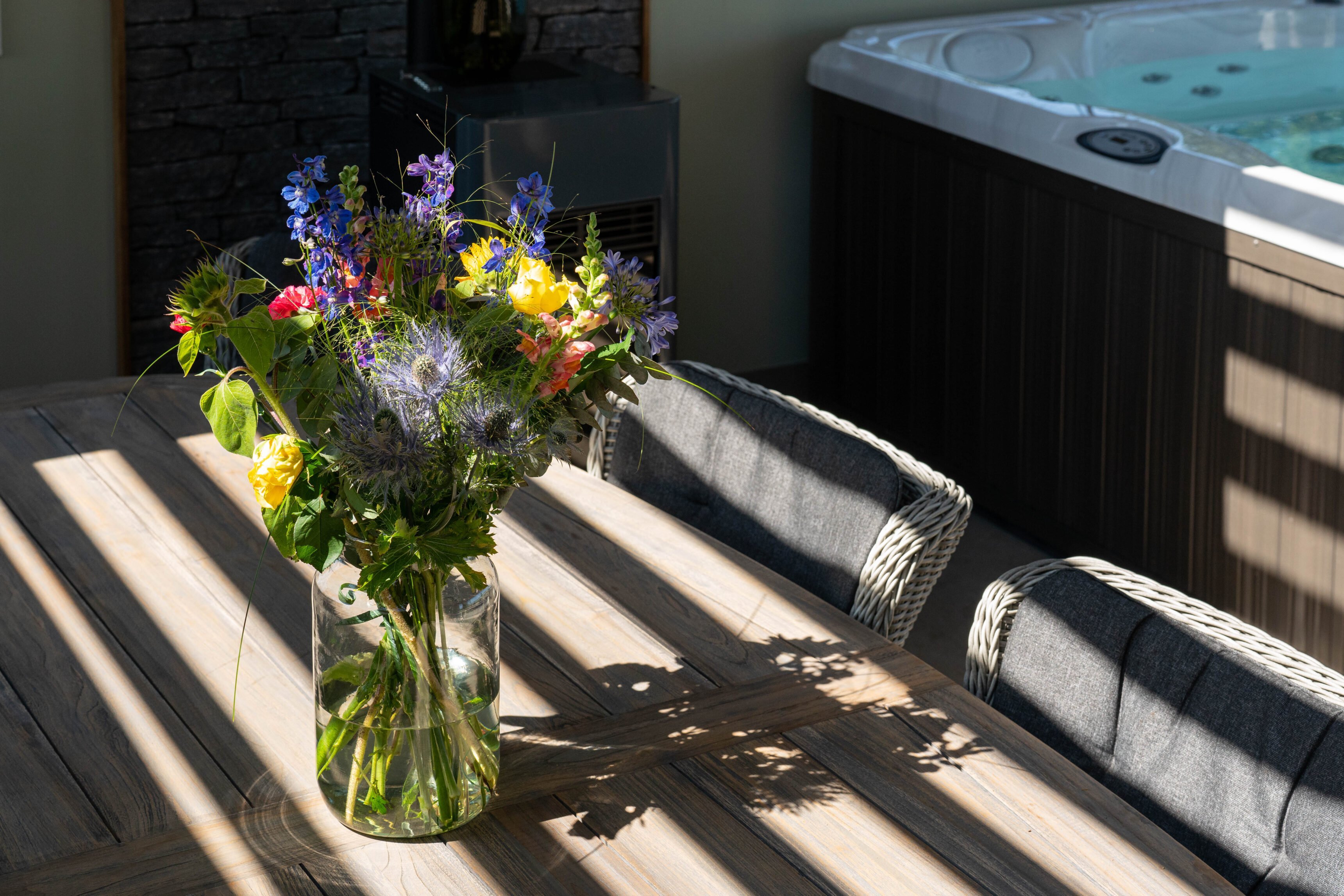 Schaduwlijnen lamellendak