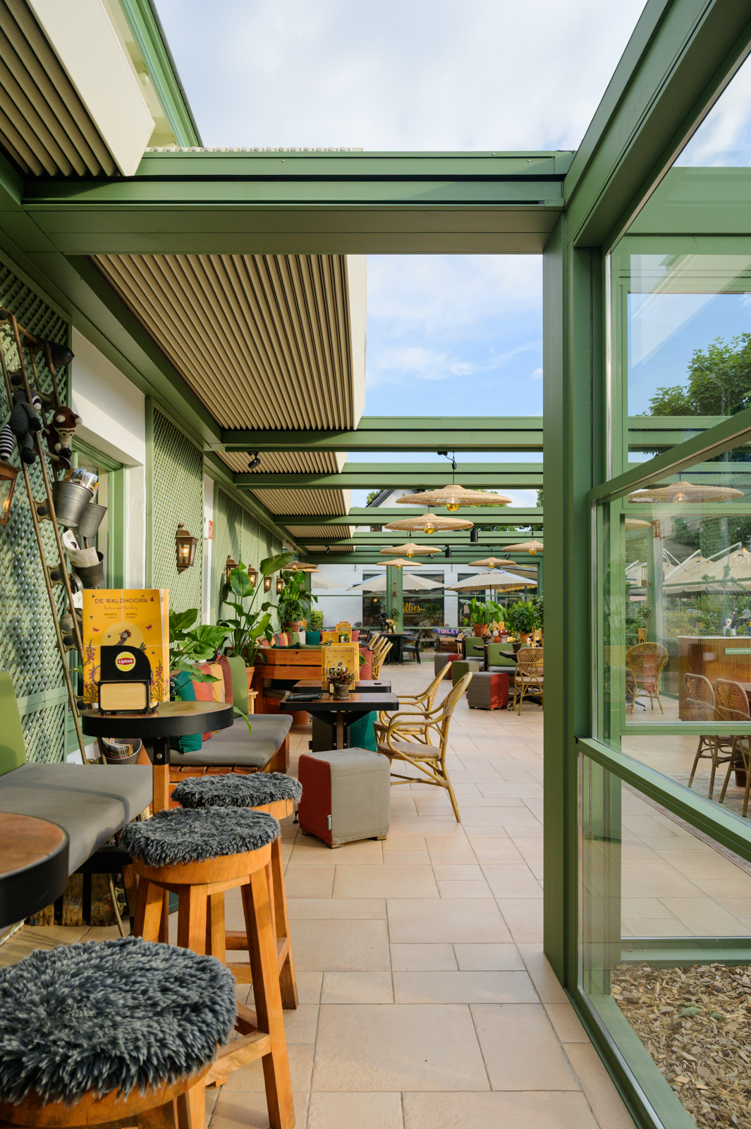 Flexibel terras de Waldhoorn