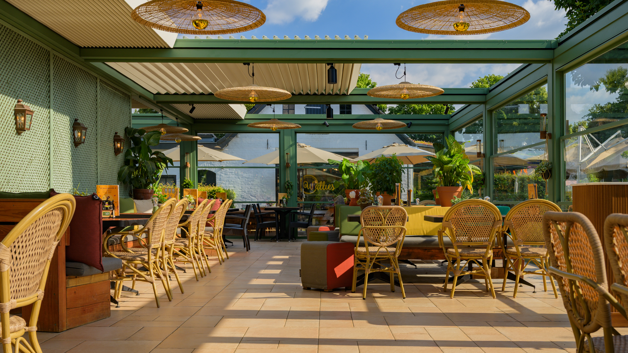 POLLUX CORNELS® Elite serie overkapping inschuifbare lamellen